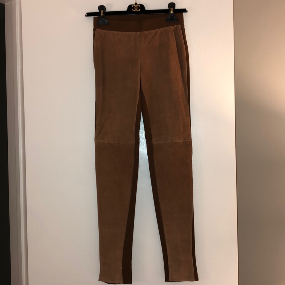 Hale Bob Suede Leggings